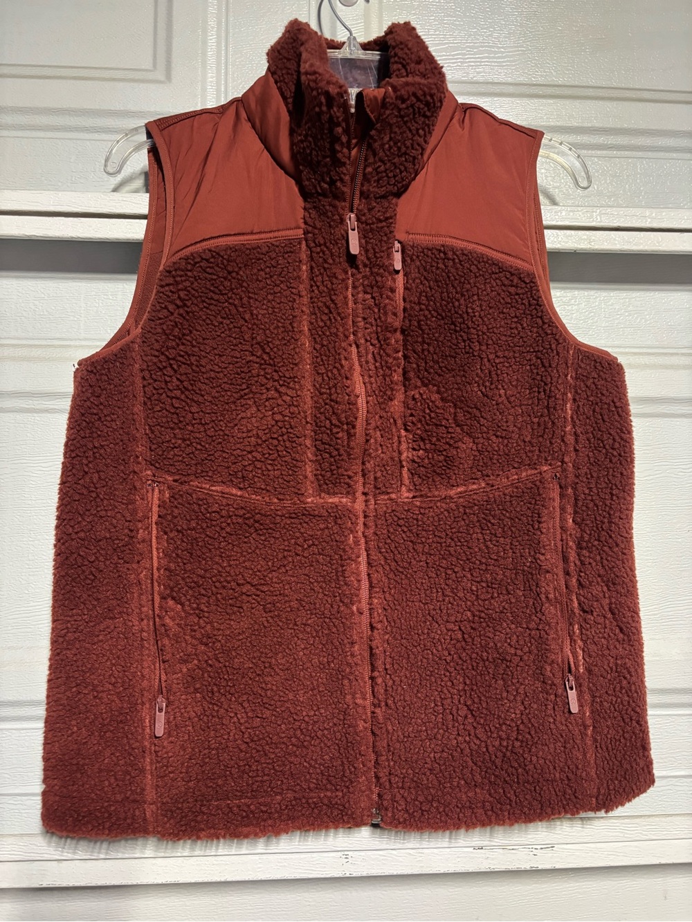 lululemon athletica Rust Sherpa Vest